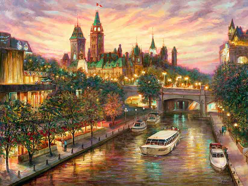  Lovely Ottawa Giclee Print By world Renowned Artist Healing 